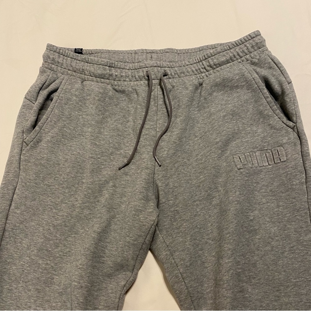 Grey Puma jogger sweatpants